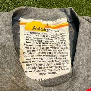 Like New Aviator Nation DayDream Relaxed Crew Sweatshirt in Gray Size L